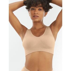 WACOAL NWT B-Smooth Wireless Bra w/ Removable Pads Sand Sz 36